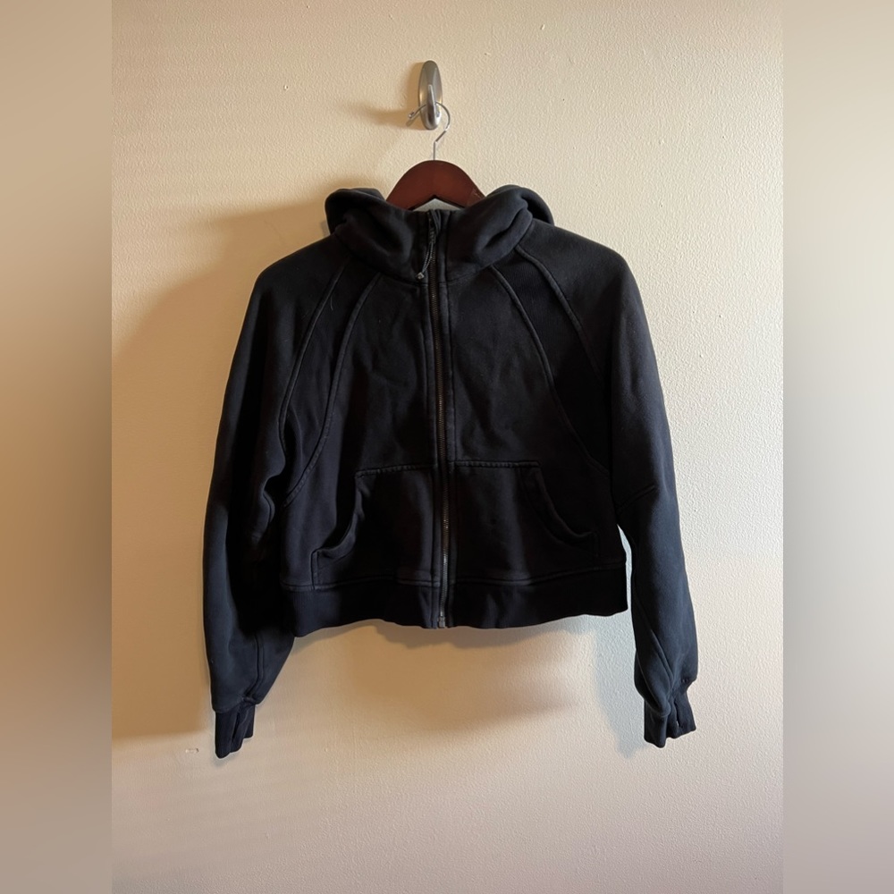 Lululemon Black Oversized Full Zip Hoodie XS/S